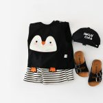 【73-110cm】セットアップ 可愛い ペンギン 上下セット - 画像 (5)