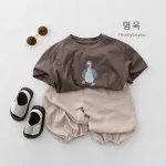 【80-130cm】パンツ ボトムス ベビー 韓国風 シンプル - 画像 (9)