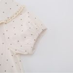 【66-90cm】半袖ロンパース ガーリー 水玉 - 画像 (12)