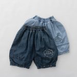 【80-130cm】パンツ デニム パンプキンパンツ カジュアル - 画像 (7)