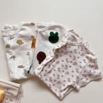【66-90cm】ロンパース ベビー 薄手 レース 快適 - 画像 (8)