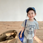 【80-130cm】半袖Ｔシャツ 女の子 プリント+刺繍 かわいい - 画像 (3)