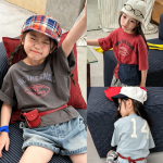 【80-130cm】半袖Ｔシャツ 女の子 刺繍 プリント シンプル
