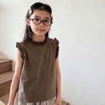 【80-130cm】 ベスト 女の子 フリル おしゃれ - 画像 (3)