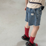 【80-130cm】ショートパンツ 女の子 デニム ファッション - 画像 (2)