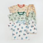 【90-130cm】セットアップ 男の子 キャラクターカエル
