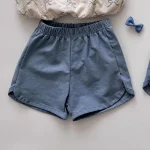 【73-120cm】ショートパンツ ベビー 韓国風 ドット&リボン - 画像 (6)