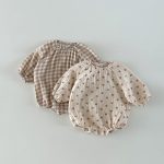 【66-90cm】ロンパース チェックorハートorドット - 画像 (6)