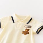 【66-90cm】ロンパース ベビー 肌に優しい くま柄 - 画像 (6)