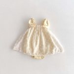 【66-90cm】ロンパース ベビー 蝶結び 刺繡 可愛い - 画像 (5)