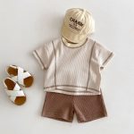 【66-100cm】セットアップワッフルカジュアル - 画像 (2)