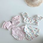 【66-100cm】水着 ベビー かわいい ビキニセット - 画像 (5)