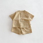 【80-120cm】セットアップ パステルカラー チェック - 画像 (5)