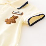 【66-90cm】ロンパース ベビー 肌に優しい くま柄 - 画像 (7)