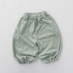 【80-130cm】パンツ 無地 ウエストゴム バルーンパンツ - 画像 (7)