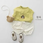 【80-130cm】パンツ ボトムス ベビー 韓国風 シンプル - 画像 (5)