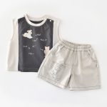 【73-120cm】セットアップ クマ＆ドッグ柄 カジュアル - 画像 (5)