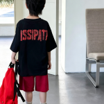 【90-160cm】半袖Tシャツ 男の子 英字 ゆったり 合わせやすい - 画像 (4)