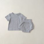 【66-100cm】セットアップ 可愛い リブ サマー - 画像 (10)