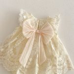 【66-90cm】ロンパース ビッグ蝶結び レース - 画像 (10)