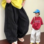 【100-170cm】パンツ 男の子 無地 軽量 合わせやすい