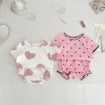 【66-100cm】セットアップ 可愛い リブ サマー - 画像 (3)