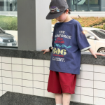 【100-170cm】半袖Ｔシャツ 男の子 英字 おしゃれ ストリート風