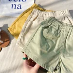 【90-140cm】ショートパンツ キッズ ナチュラル シンプル - 画像 (12)
