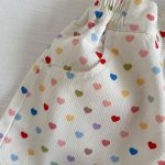 【80-120cm】ショートパンツ カラフル ハートプリント - 画像 (10)