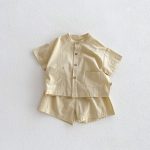 【80-120cm】セットアップ パステルカラー チェック - 画像 (4)