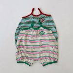 【66-90cm】ロンパース ベビー ボーダー サロペット 韓国風 - 画像 (16)