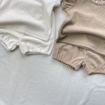 【73-100cm】セットアップ フリル袖 ワッフル - 画像 (13)