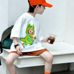 【90-160cm】半袖Tシャツ 男の子 プリント カジュアル 合わせやすい - 画像 (4)