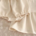 【66-100cm】ロンパースorワンピース フリル クリーム 姉妹服 - 画像 (13)