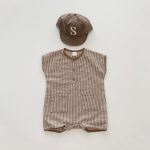 【66-90cm】ロンパース ギンガム チェック ノースリーブ - 画像 (12)