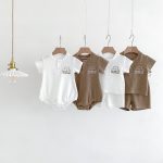 【66-90cm】ロンパース/セットアップクマリブ