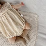 【66-90cm】ロンパース レース切り替え ノースリーブ - 画像 (6)