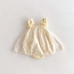 【66-90cm】ロンパース ベビー 蝶結び 刺繡 可愛い - 画像 (4)