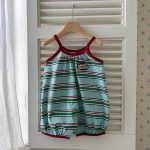 【66-90cm】ロンパース ベビー ボーダー サロペット 韓国風 - 画像 (12)