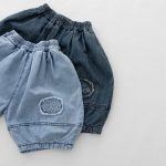 【80-130cm】パンツ デニム パンプキンパンツ カジュアル - 画像 (9)