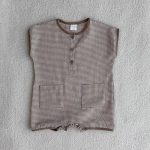 【66-90cm】ロンパース ギンガム チェック ノースリーブ - 画像 (14)