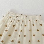 【73-110cm】半袖シャツセットorワンピース スイートなハート柄 - 画像 (20)