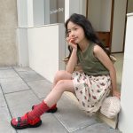 【80-130cm】スカート 女の子 花柄 おしゃれ 合わせやすい - 画像 (4)