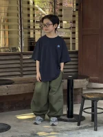 【90-160cm】Tシャツ スポーツ風 カジュアル プリント 男の子 - 画像 (4)