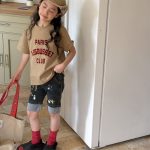 【80-130cm】ショートパンツ 女の子 デニム カートゥーン カジュアル - 画像 (5)