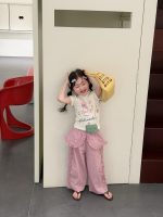 【90-140cm】半袖Tシャツorパンツ 女の子 レイヤード おしゃれ - 画像 (2)
