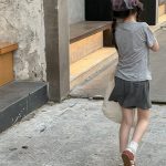 【80-130cm】ショートパンツ 女の子 英字 プリント シンプル - 画像 (4)