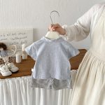 【73-100cm】半袖Tシャツorショートパンツ ベビー カートゥーン かわいい - 画像 (5)