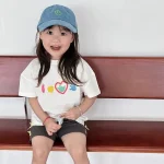 【90-160cm】半袖Tシャツ 女の子 おしゃれ プリント 合わせやすい カジュアル - 画像 (4)