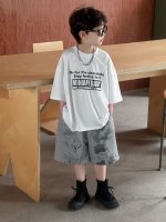 【90-160cm】半袖Tシャツ 男の子  個性的 肌触り良好 シンプル リラックスフィット お出かけ - 画像 (6)